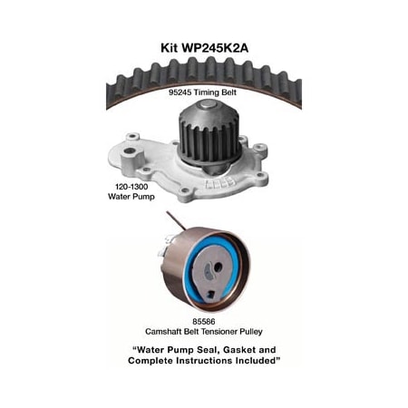 Dayco 02-05 Chrysler-Dodge 2L Water Pump Kit, Wp245K2A WP245K2A